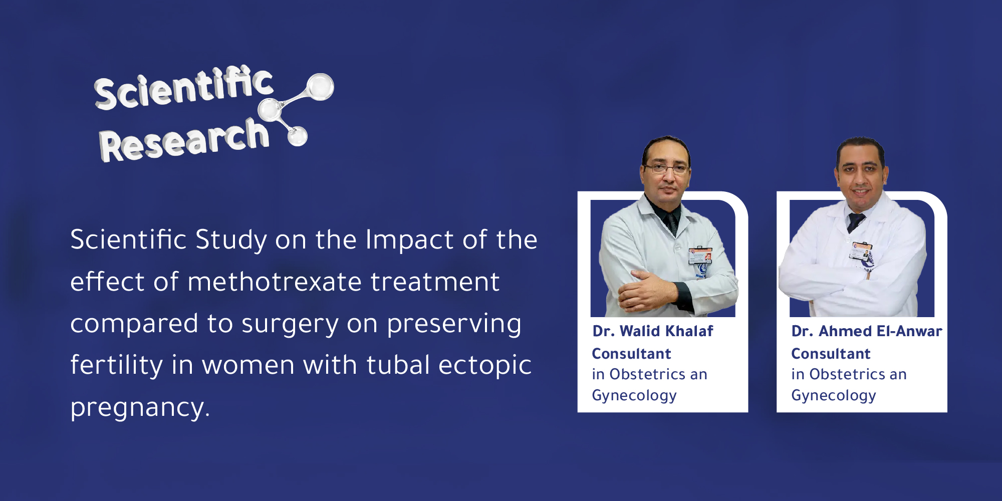 Scientific Study on the Impact of the effect of methotrexate treatment compared to surgery on preserving fertility in women with tubal ectopic pregnancy.